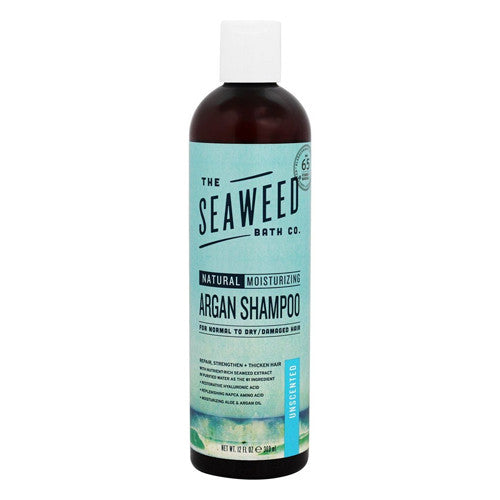 The Seaweed Bath Co Natural Moisturizing Unscented Argan Hair Shampoo, 12 Oz